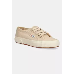 Superga teniși LINEN culoarea bej, S5134KW imagine