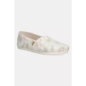 Toms teniși EYELET culoarea bej, 10021932 imagine