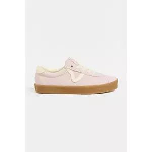 Vans teniși din piele întoarsă Sport Low culoarea roz, VN000CQRO3N1 imagine