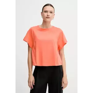 United Colors of Benetton tricou din bumbac culoarea portocaliu, 3U53D109U imagine