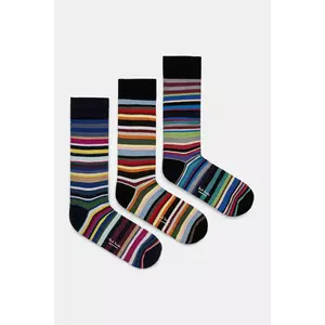 Paul Smith șosete 3-pack bărbați, M1A-SOCK-P3PSTR imagine