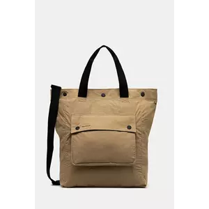 Barbour rucsac din bumbac Barbour Transport 3 Way Tote/Backpack Bag culoarea verde, mic, uni, UBA0740 imagine