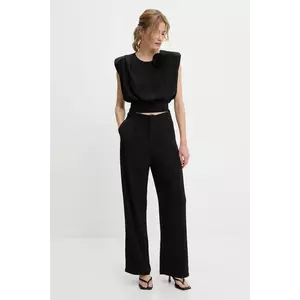 Answear Lab bluză și pantaloni culoarea negru imagine
