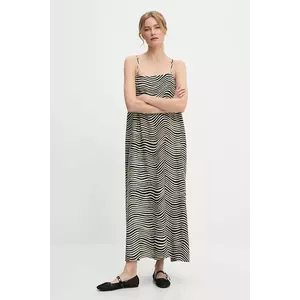 Answear Lab rochie culoarea negru, maxi, evazati imagine