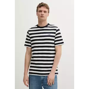 Marc O'Polo tricou din bumbac culoarea bleumarin, cu imprimeu, 5000007222 imagine