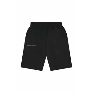 Pangaia pantaloni scurți KIDS' 365 MIDWEIGHT LONG SHORTS culoarea negru, talie reglabila, 10000425 imagine