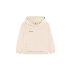 Pangaia bluză KIDS' 365 MIDWEIGHT HOODIE culoarea bej, cu glugă, 10000428 imagine
