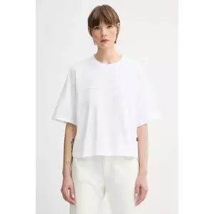 G-Star Raw tricou din bumbac culoarea alb, D26134-336 imagine