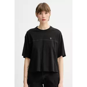 G-Star Raw tricou din bumbac culoarea negru, D26134-336 imagine