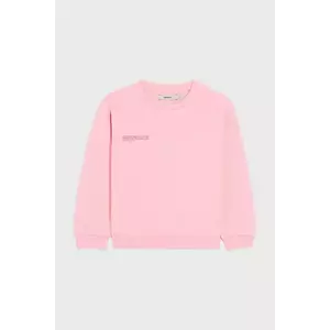 Pangaia bluză KIDS' 365 MIDWEIGHT SWEATSHIRT culoarea roz, 10000279 imagine