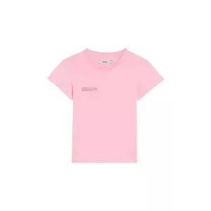 Pangaia tricou KIDS' 365 MIDWEIGHT T-SHIRT culoarea roz, 10000430 imagine