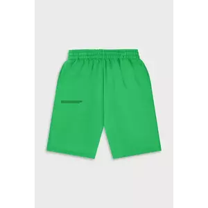 Pangaia pantaloni scurți KIDS' 365 MIDWEIGHT LONG SHORTS culoarea verde, talie reglabila, 10000425 imagine