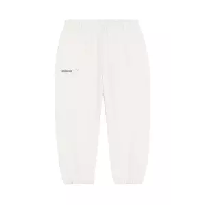 Pangaia pantaloni KIDS' 365 MIDWEIGHT TRACK PANTS culoarea alb, uni, 10000280 imagine