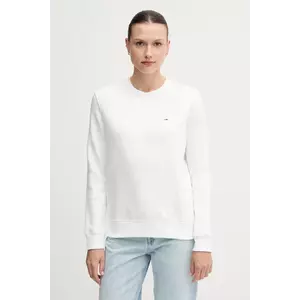 Tommy Jeans bluză culoarea alb, uni, DW0DW19959 imagine