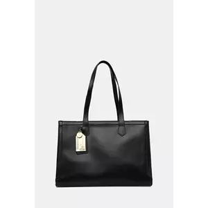 Francomina geantă de piele culoarea negru, FB25SBA001L41901 imagine