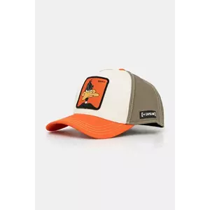 Capslab șapcă de baseball din bumbac x Looney Tunes culoarea portocaliu, cu imprimeu, CL/LOO11/1/CT/DAF imagine