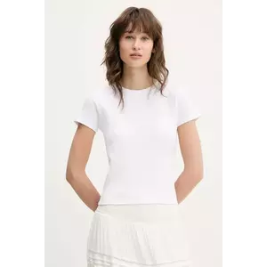 Hollister Co. tricou din bumbac culoarea alb, KI339-5061 imagine