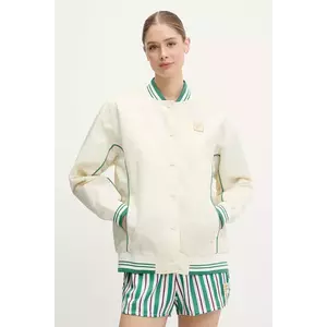 Fila geacă bomber Leme culoarea bej, de tranzitie, oversize, FAW0999 imagine