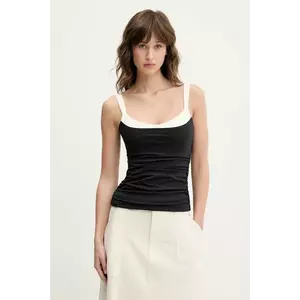 Abercrombie & Fitch top culoarea negru, KI139-5408 imagine