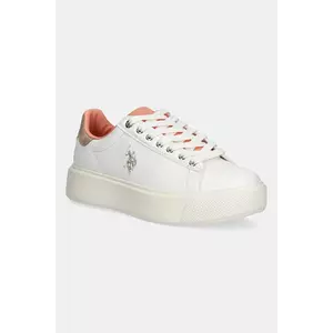 U.S. Polo Assn. sneakers ZABRY culoarea alb, ZABRY001W/5YN1 imagine