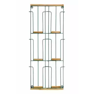 Madam Stoltz suport de perete pentru cărți poștale culoarea verde imagine
