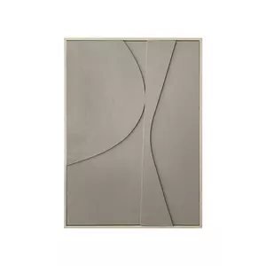 home & lifestyle decorațiune de perete cu ramă 3D culoarea verde imagine