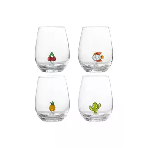 Bloomingville un set de pahare Misa 560 ml 4-pack culoarea transparent imagine