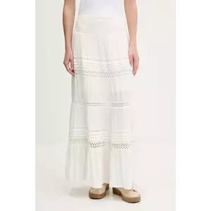 Tommy Hilfiger fustă culoarea bej, maxi, evazati, W7210351A-71D imagine