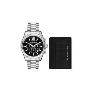 Michael Kors husă pentru ceas și carduri culoarea argintiu, MK1091SET imagine