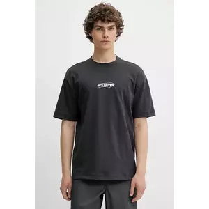 Hollister Co. tricou culoarea gri, cu imprimeu, KI323-5272 imagine
