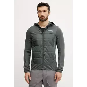 adidas TERREX geacă sport Multi Hybrid culoarea verde, de tranzitie, JD8400 imagine