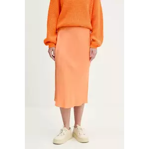 American Vintage fustă culoarea portocaliu, maxi, drept, VOO13AE25 imagine