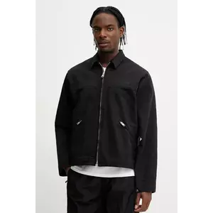 The North Face jachetă de bumbac Cedar Canvas Work culoarea negru, de tranzitie, NF0A8B72JK31 imagine