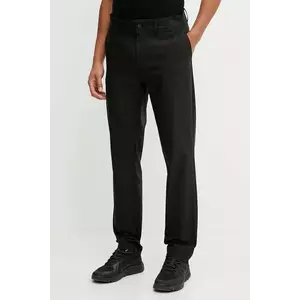 Didriksons pantaloni DARREN culoarea negru, drept, 505087 imagine
