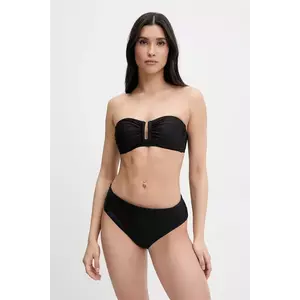 Dkny costum de baie din două piese culoarea negru, cupa usor rigidizata, DIESS106 imagine
