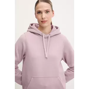 Helly Hansen bluză trening Elevate culoarea roz, cu glugă, uni, 54238 imagine