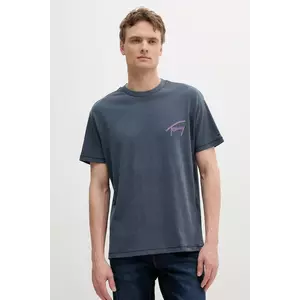 Tommy Jeans tricou din bumbac cu imprimeu, DM0DM20768 imagine
