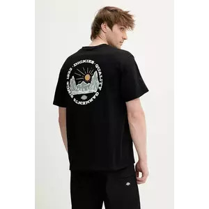 Dickies tricou din bumbac culoarea negru, cu imprimeu, DK0A4Z8PBLK1 imagine