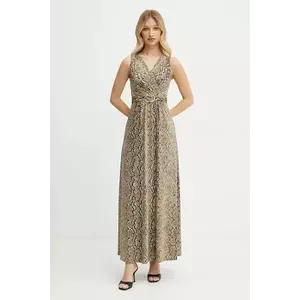 Morgan rochie RCOBRA culoarea verde, maxi, drept, RCOBRA imagine