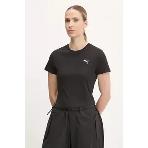 Puma tricou culoarea negru, 685021 imagine
