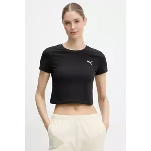 Puma tricou culoarea negru, 629745 imagine