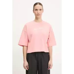 Puma tricou din bumbac culoarea roz, 629776 imagine