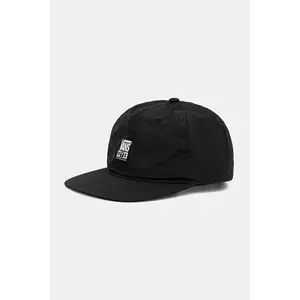 Vans șapcă de baseball din bumbac culoarea negru, cu imprimeu, VN000K61BLK1 imagine