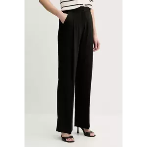 Silvian Heach pantaloni NIEVA culoarea negru, drept, high waist, GPP25374PA imagine