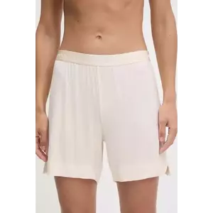 United Colors of Benetton pantaloni scurți de pijama culoarea bej, 36MX3900N imagine