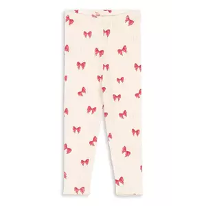 Konges Sløjd colanți MINNIE PANTS GOTS culoarea bej, KS103395 imagine
