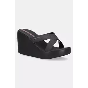 Ipanema papuci HIGH FASHION culoarea negru, toc pana, 83646-BD675 imagine