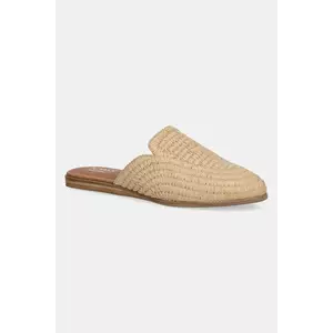 Toms papuci RAFFIA culoarea bej, 10022007 imagine