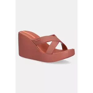 Ipanema papuci HIGH FASHION culoarea portocaliu, toc pana, 83646-BD678 imagine