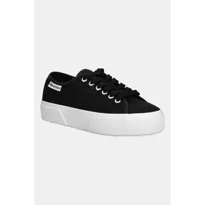 Superga teniși PLATFORM LEGGERA culoarea negru, S2142ZW imagine
